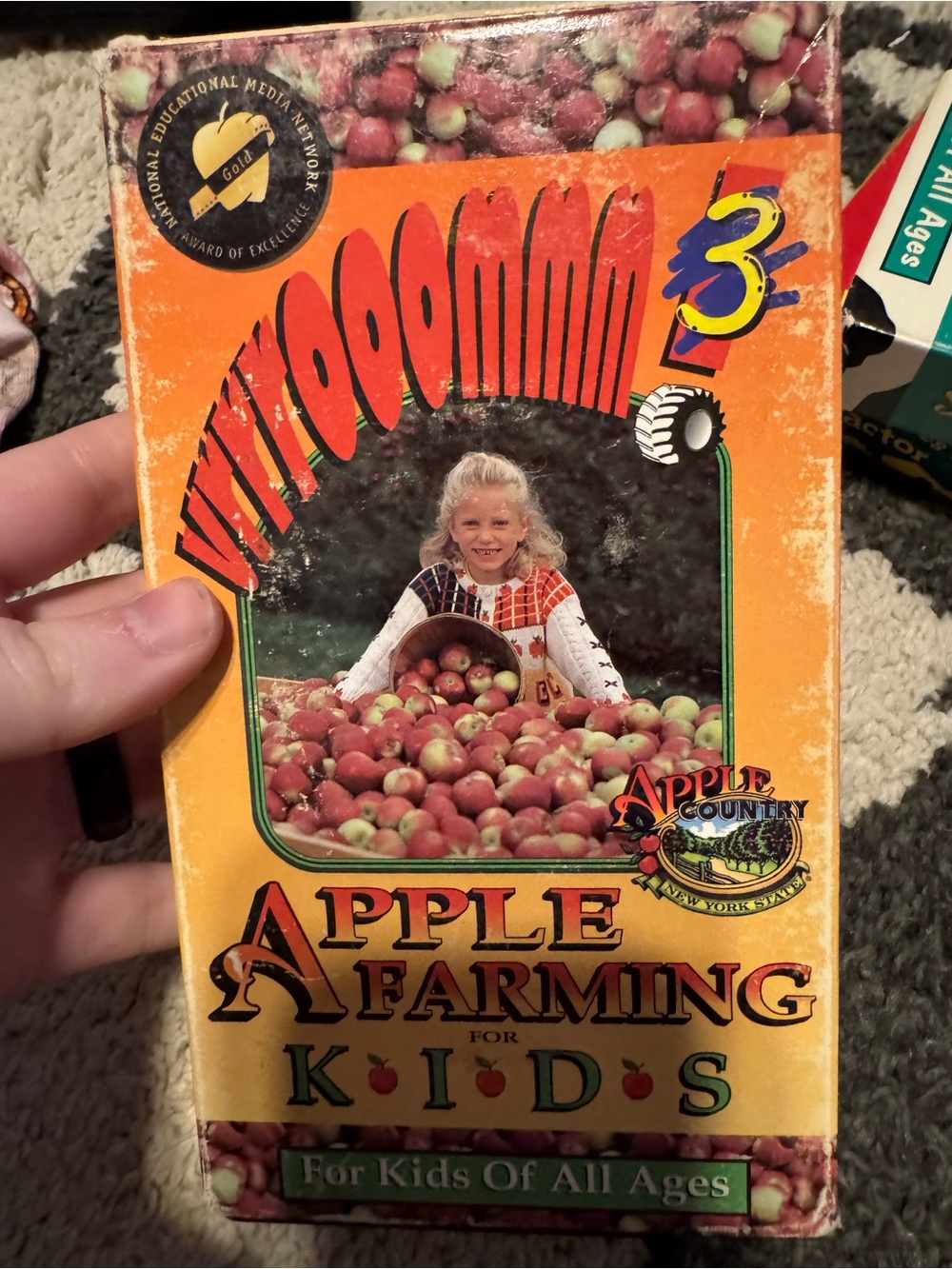 Apple Farming for Kids - Orange Educational Game 3 VHS tapes